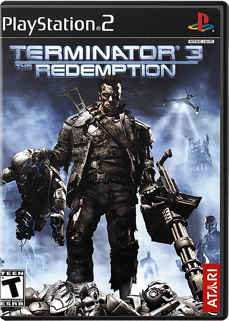 Terminator 3 The Redemption box art for Playstation 2